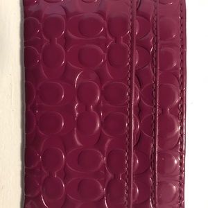 REDUCED! Authentic Coach Card Holder